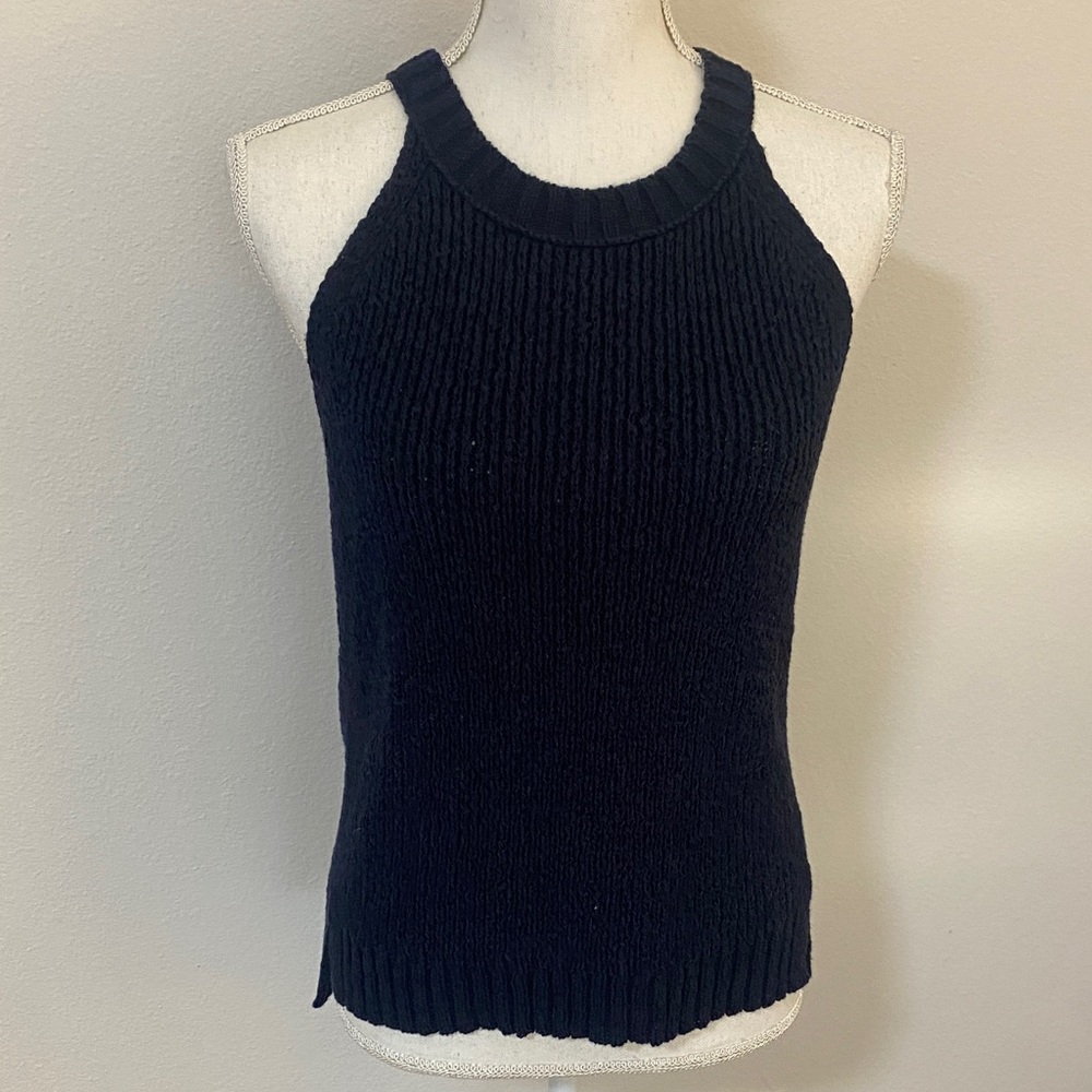 J. Crew Navy Ribbed Tank Top